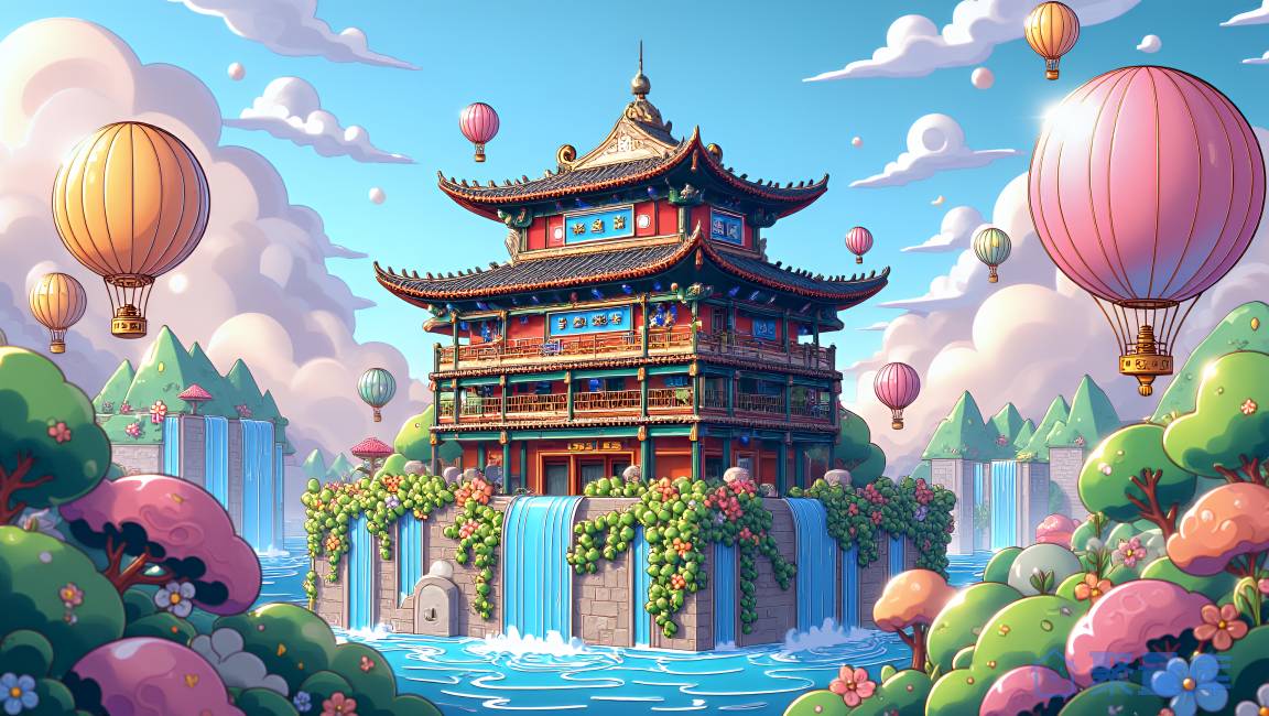 空中楼阁，仙境奇观